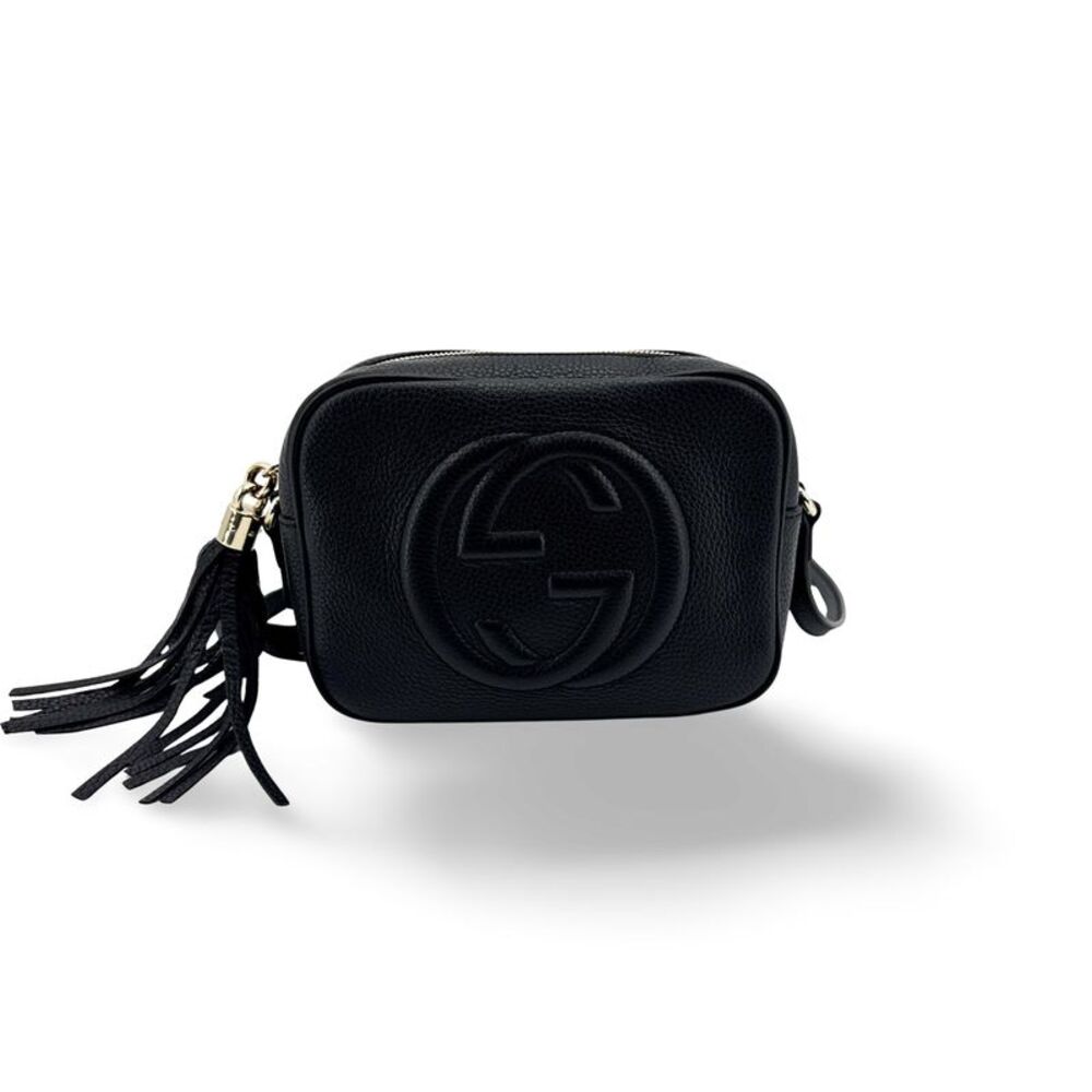 Gucci Soho Tassel Disco Bag Black
